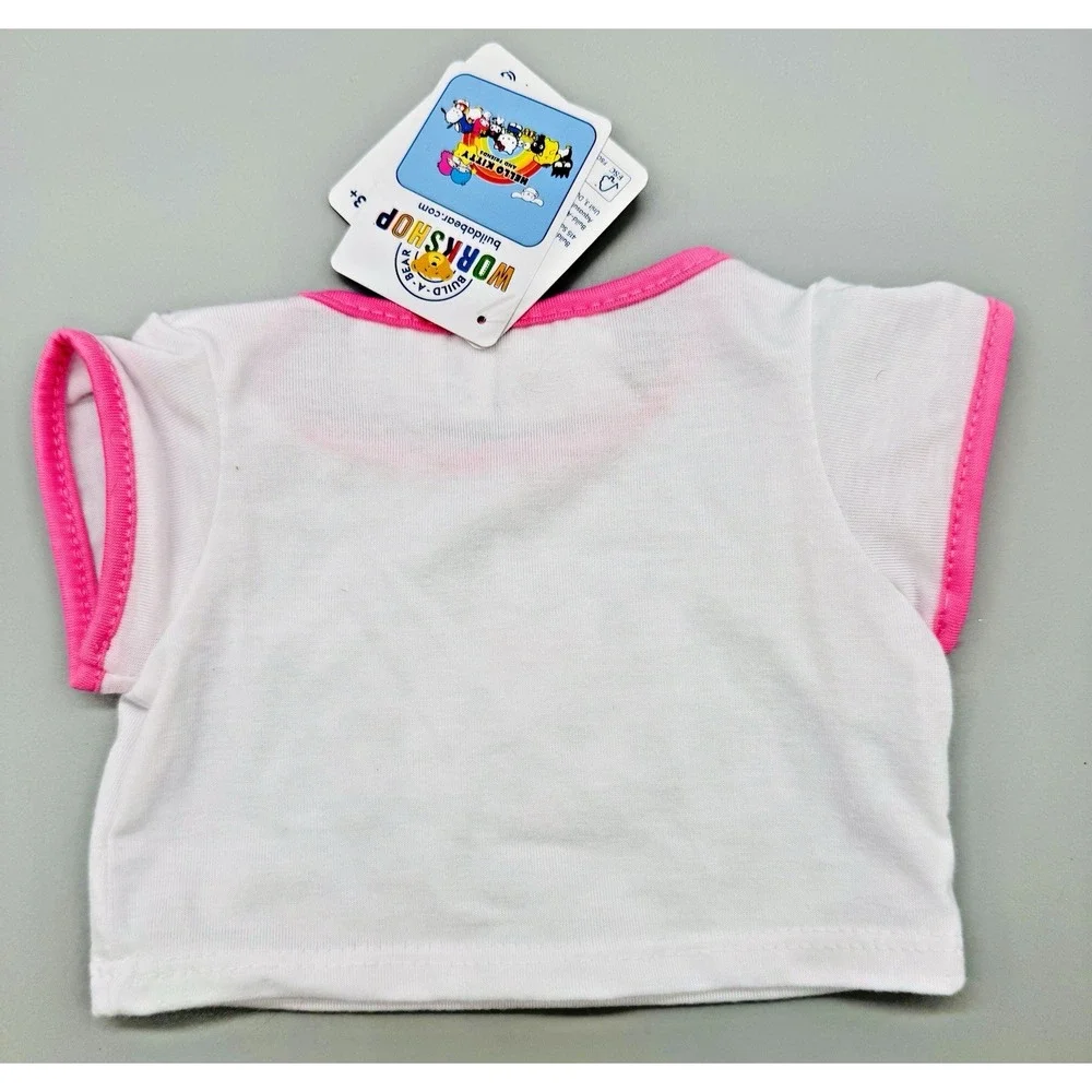 My Melody Build A Bear Plush Hello Kitty‎ Sanrio 2023 NWT Unstuffed Tee Shirt